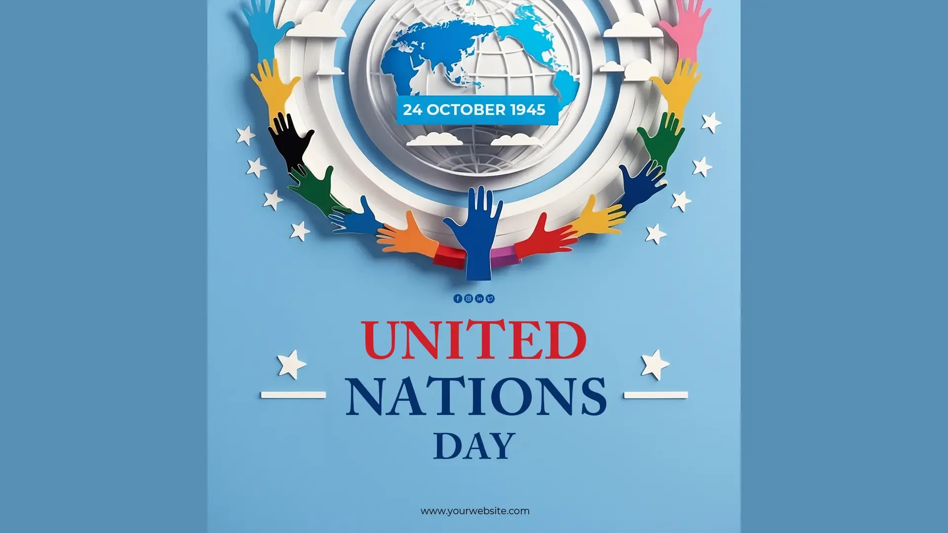 Global Unity United Nations Day for Instagram Post image